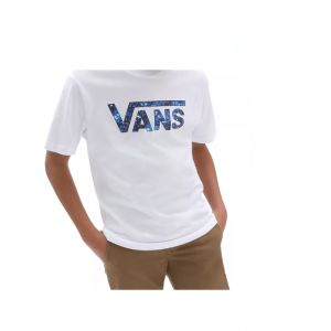 t- shirt vans classic logo white