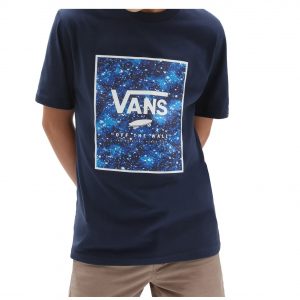 t- shirt vans print box dress blues