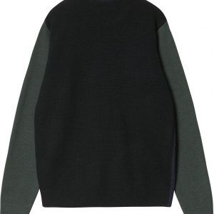 carhartt wip triple sweater dark navy