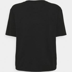 t-shirt tommy hilfiger center badge black